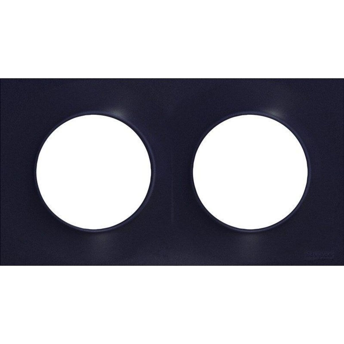 Schneider Electric Plaque Double Odace Styl, Anthracite