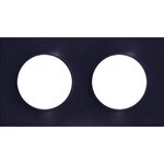 Schneider Electric Plaque Double Odace Styl, Anthracite