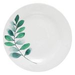 SECRET DE GOURMET Lot de 6 Assiettes à Dessert  Végétal  19cm Blanc