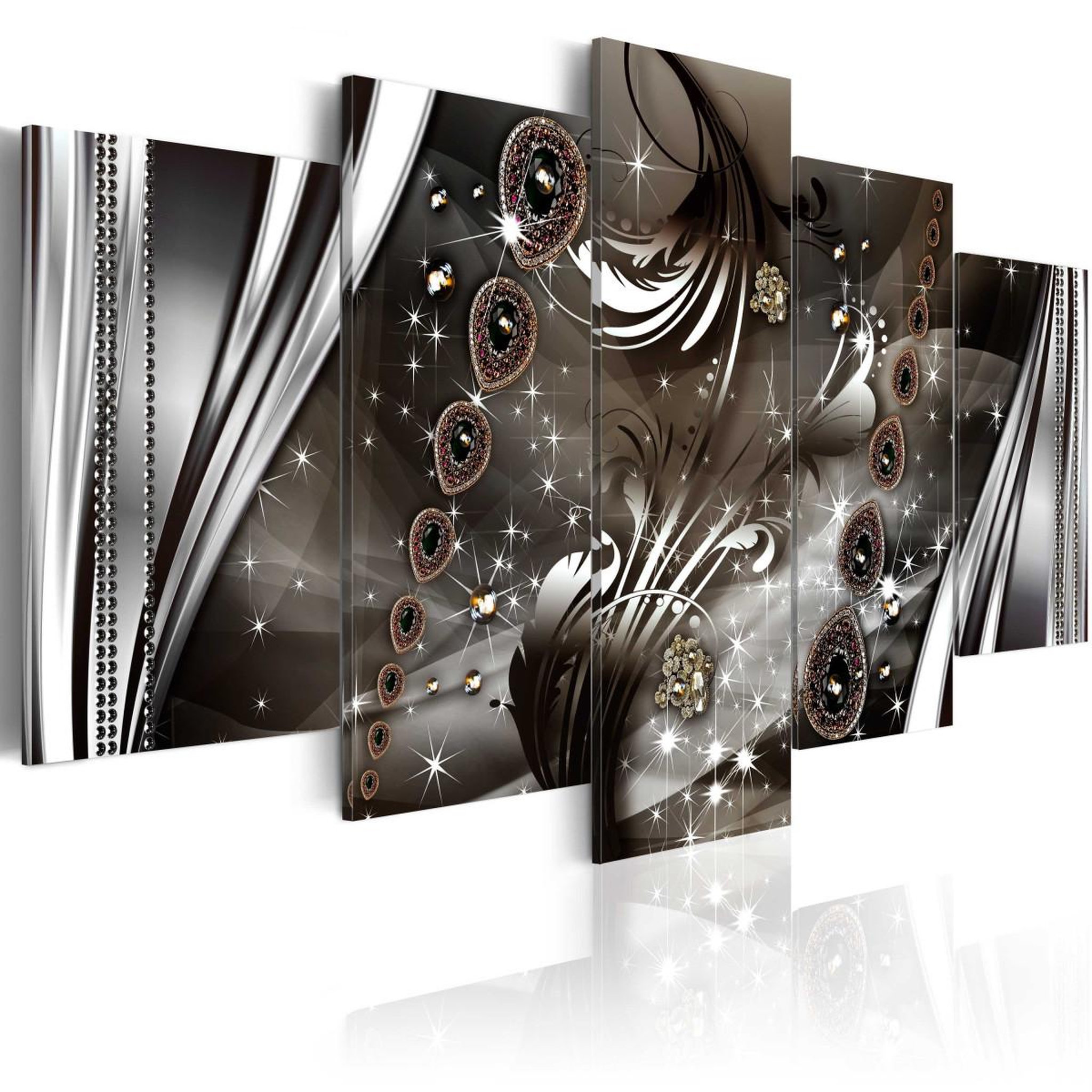 Paris Prix Tableau imprimé  improvisation with jewelry. Coloris disponibles : Multicolore