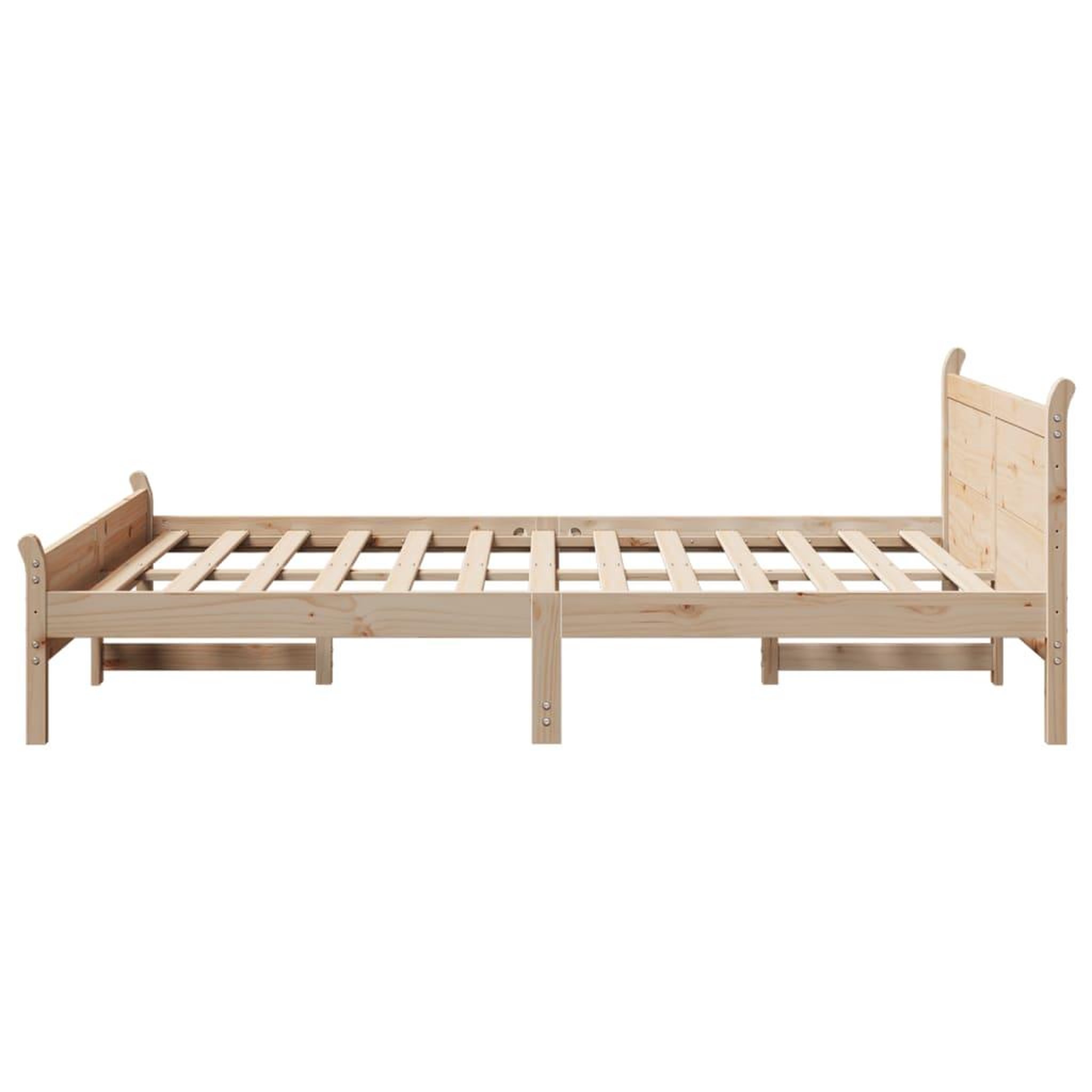 Voir la diapositive 5 : VIDAXL Cadre de lit sans matelas 120x200 cm bois de pin massif