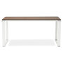 Voir la diapositive 2 : Paris Prix Bureau Design  Hovik  160cm Noyer & Blanc