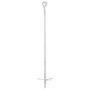 Voir la diapositive 3 : VIDAXL Ancres de terre 4 pcs 10x60 cm Metal galvanise