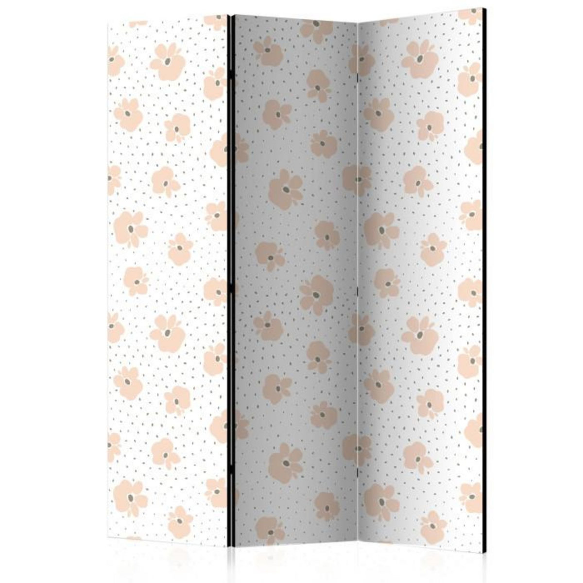 Paris Prix Paravent 3 Volets  Children Flowers  135x172cm