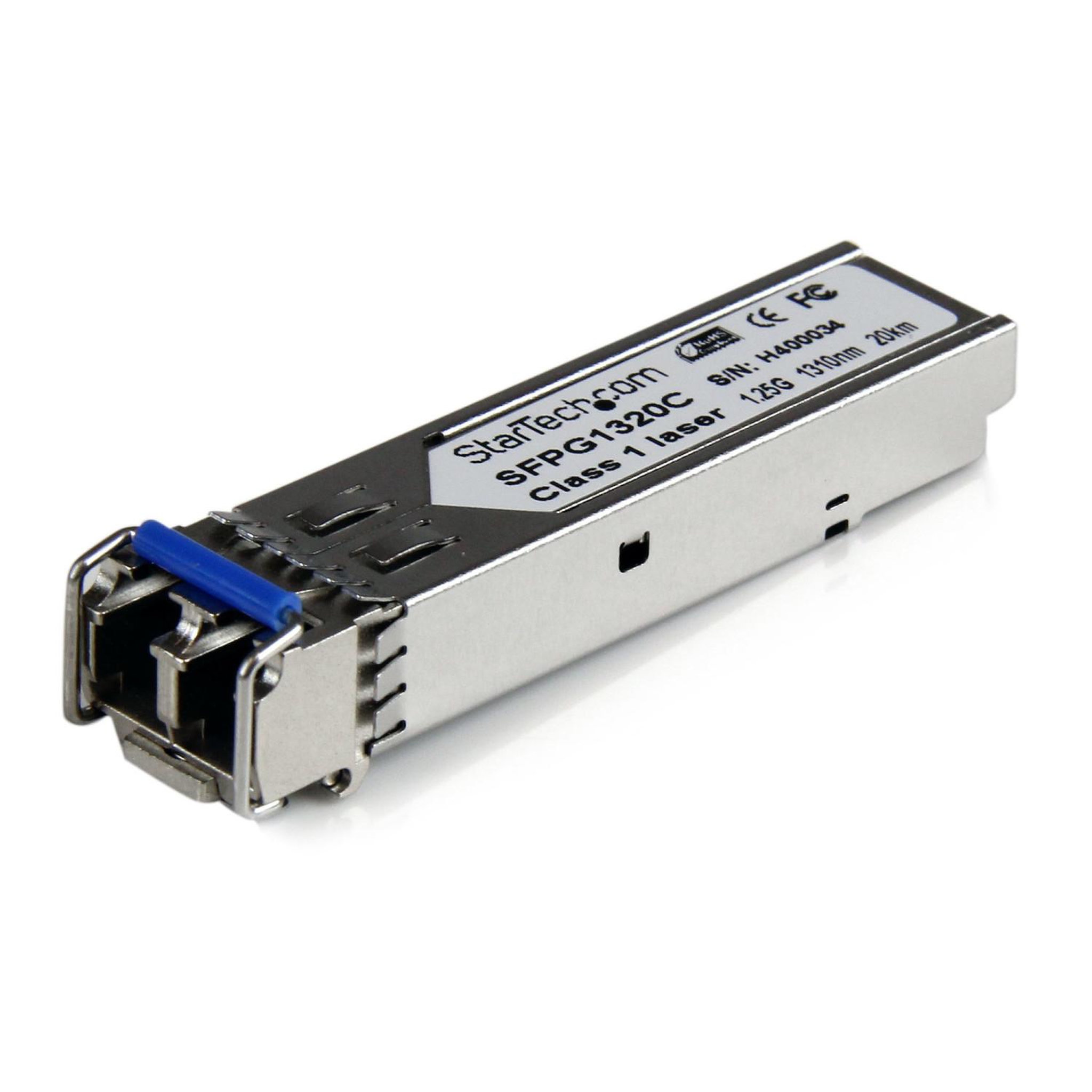 Voir la diapositive 2 : Startech Module Transceiver SFP StarTech.com Compatible Cisco Mini-GBIC Fibre Optique Monomode LC Gigabit DDM