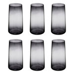 SECRET DE GOURMET Lot de 6 Gobelets Hauts Trapèze  Inuit Dreams  54cl Gris