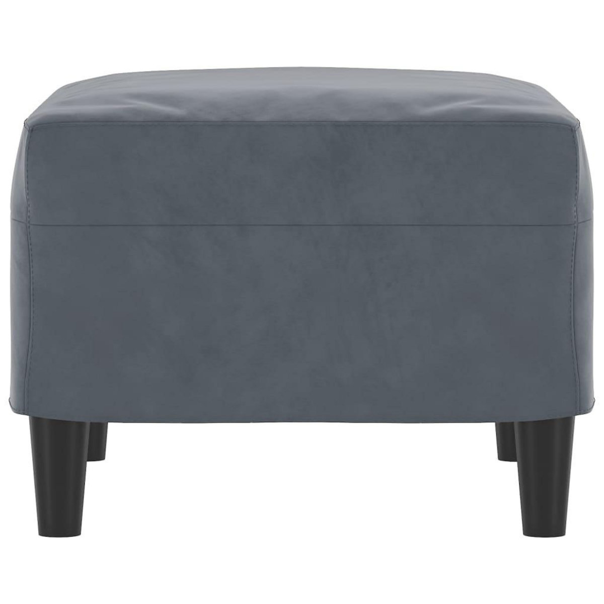 VIDAXL Repose-pied Gris fonce 60x50x41 cm Velours