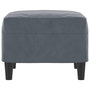 Voir la diapositive 4 : VIDAXL Repose-pied Gris fonce 60x50x41 cm Velours