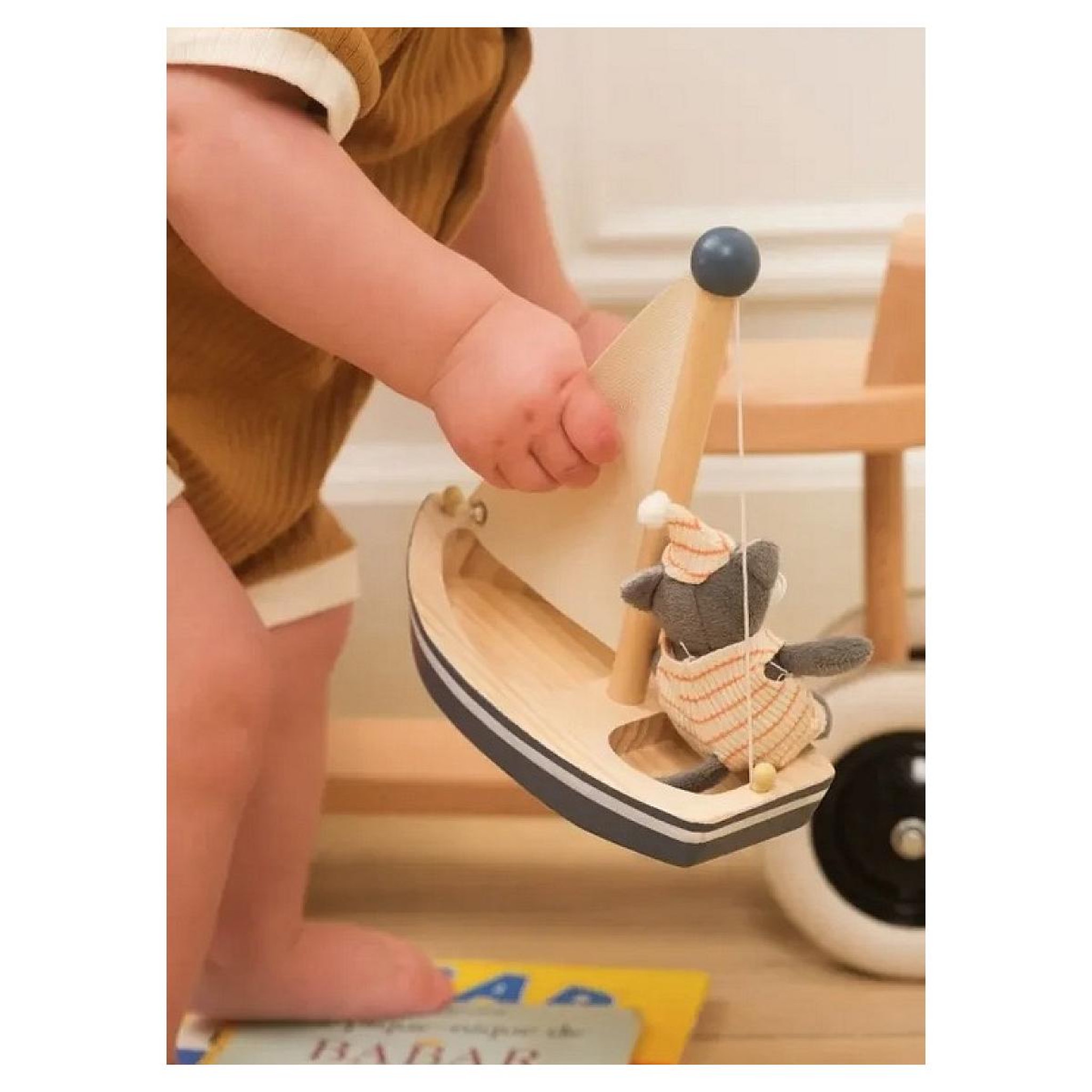 Voir la diapositive 2 : EGMONT TOYS Mini Malo le chat et son bateau