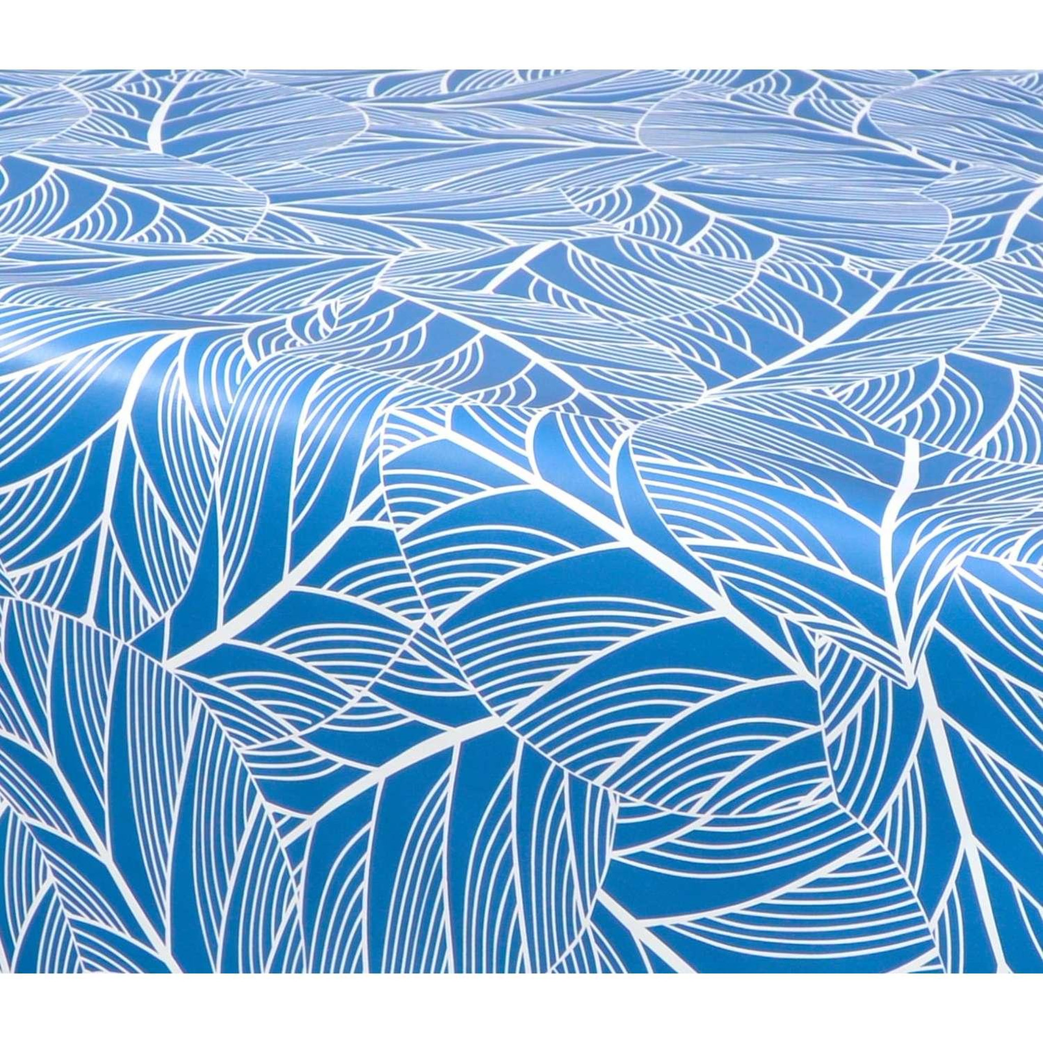 Voir la diapositive 3 : HABITABLE Nappe en toile cirée rectangulaire Eloa - 140 x 200 cm - Bleu