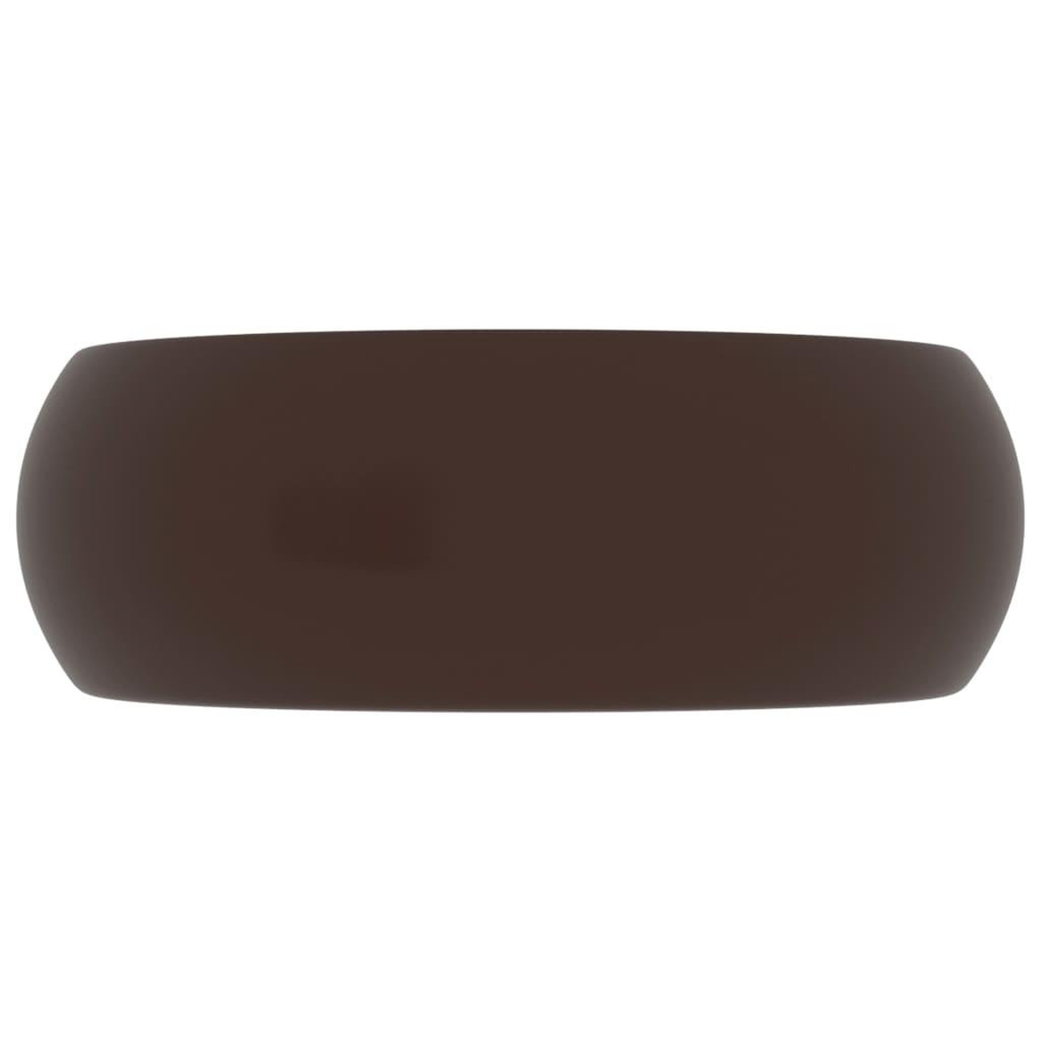 Voir la diapositive 4 : VIDAXL Lavabo rond de luxe Marron fonce mat 40x15 cm Ceramique