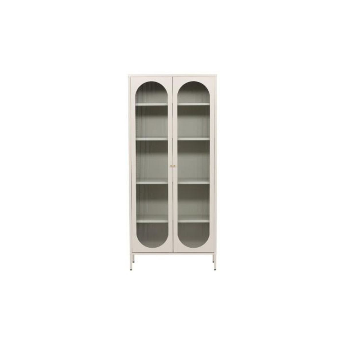Paris Prix Vitrine Design en Métal  Lima  180cm Beige