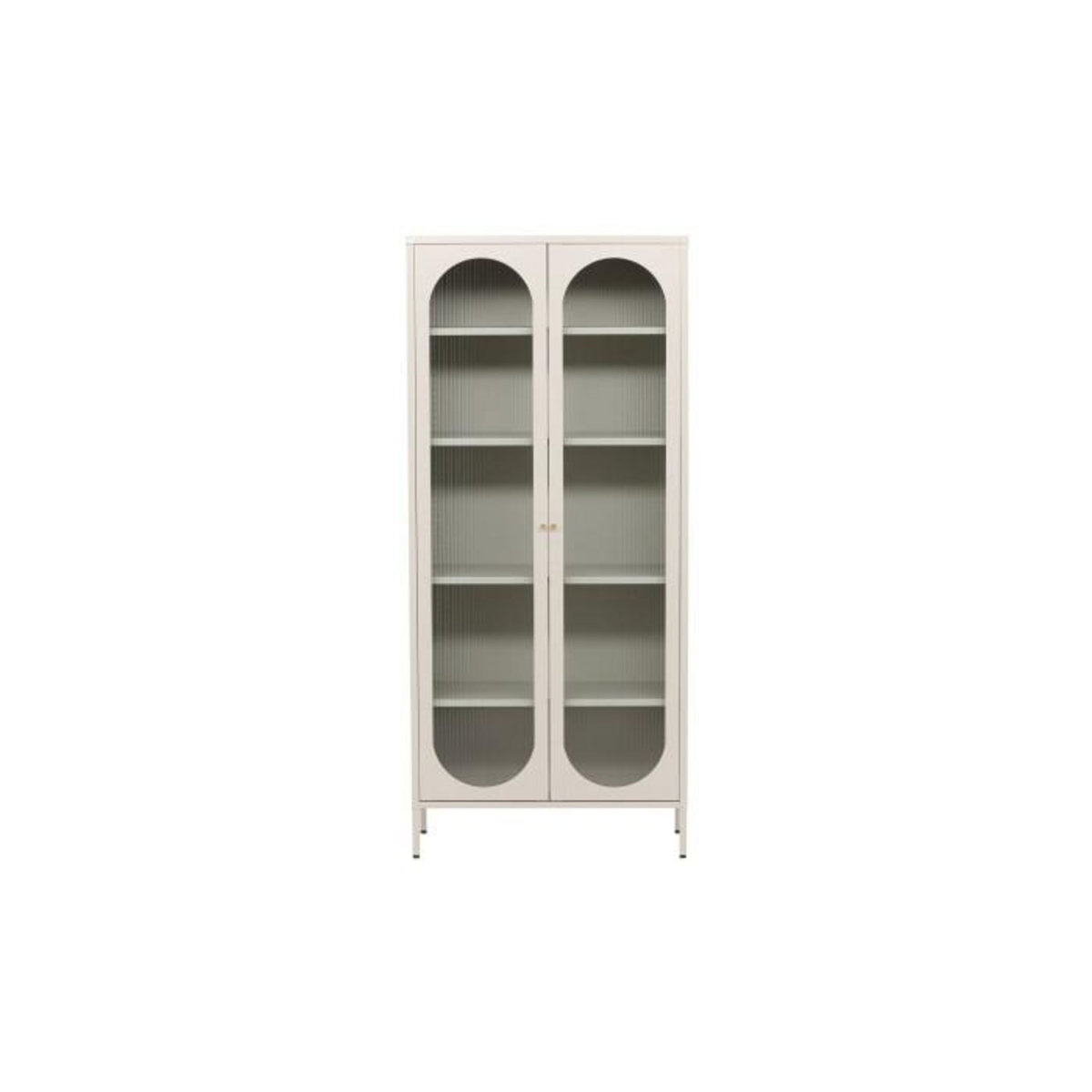 Paris Prix Vitrine Design en Métal  Lima  180cm Beige