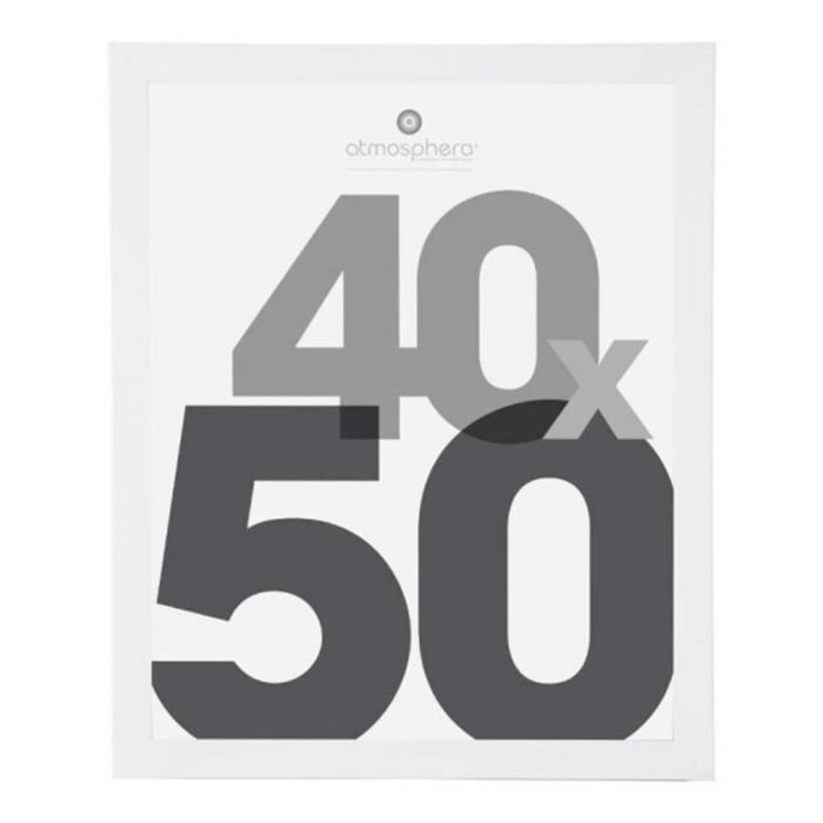 ATMOSPHERA Cadre Photo  Classique  40x50cm Blanc