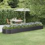 Voir la diapositive 1 : VIDAXL Lit sureleve de jardin Acier enduit de poudre Anthracite
