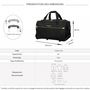 Voir la diapositive 2 : TRUCK Sac de voyage cabine avec roulettes 34L  50.50cm