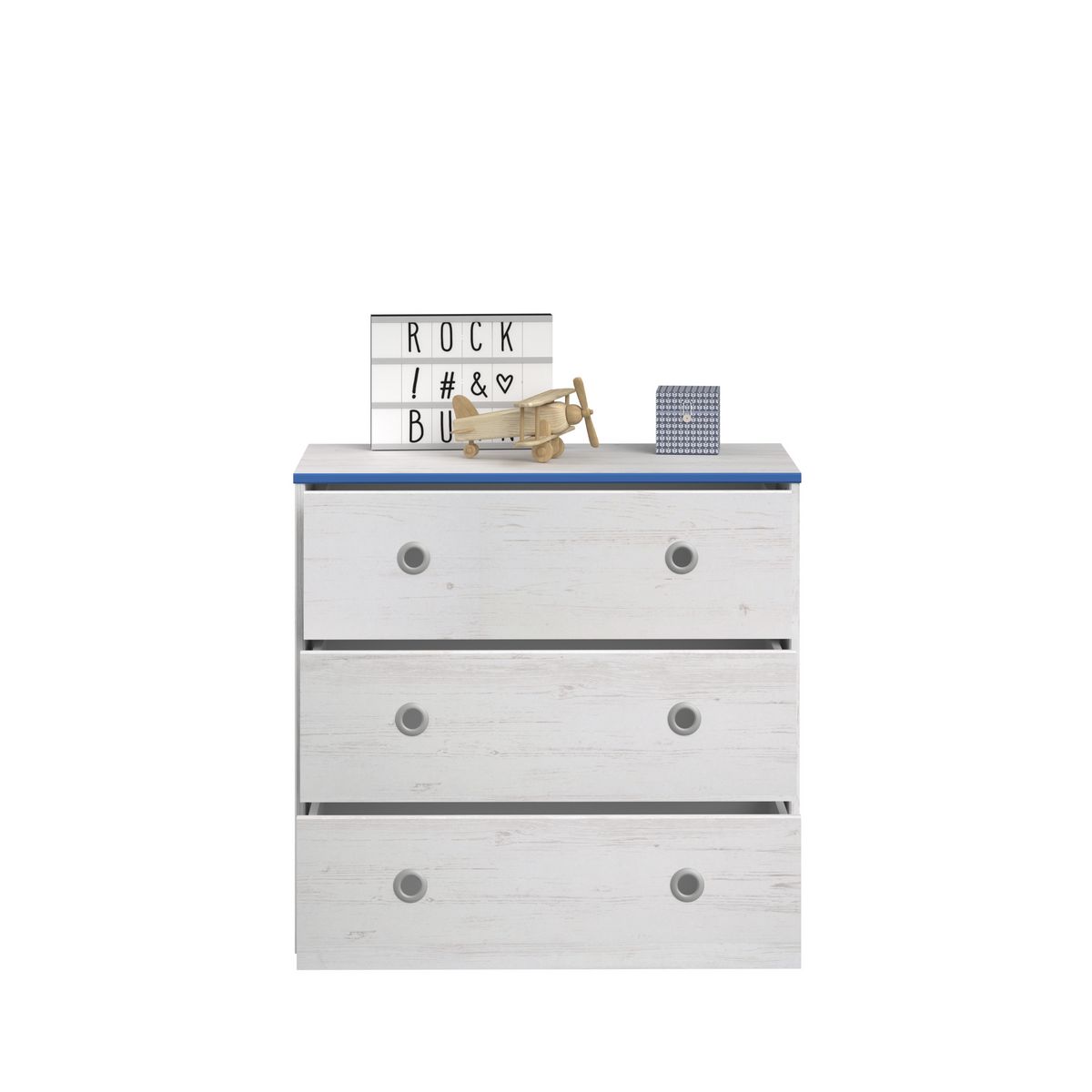 Commode 3 tiroirs L79cm REVERSO