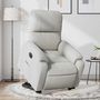 Voir la diapositive 1 : VIDAXL Fauteuil inclinable electrique gris clair tissu microfibre