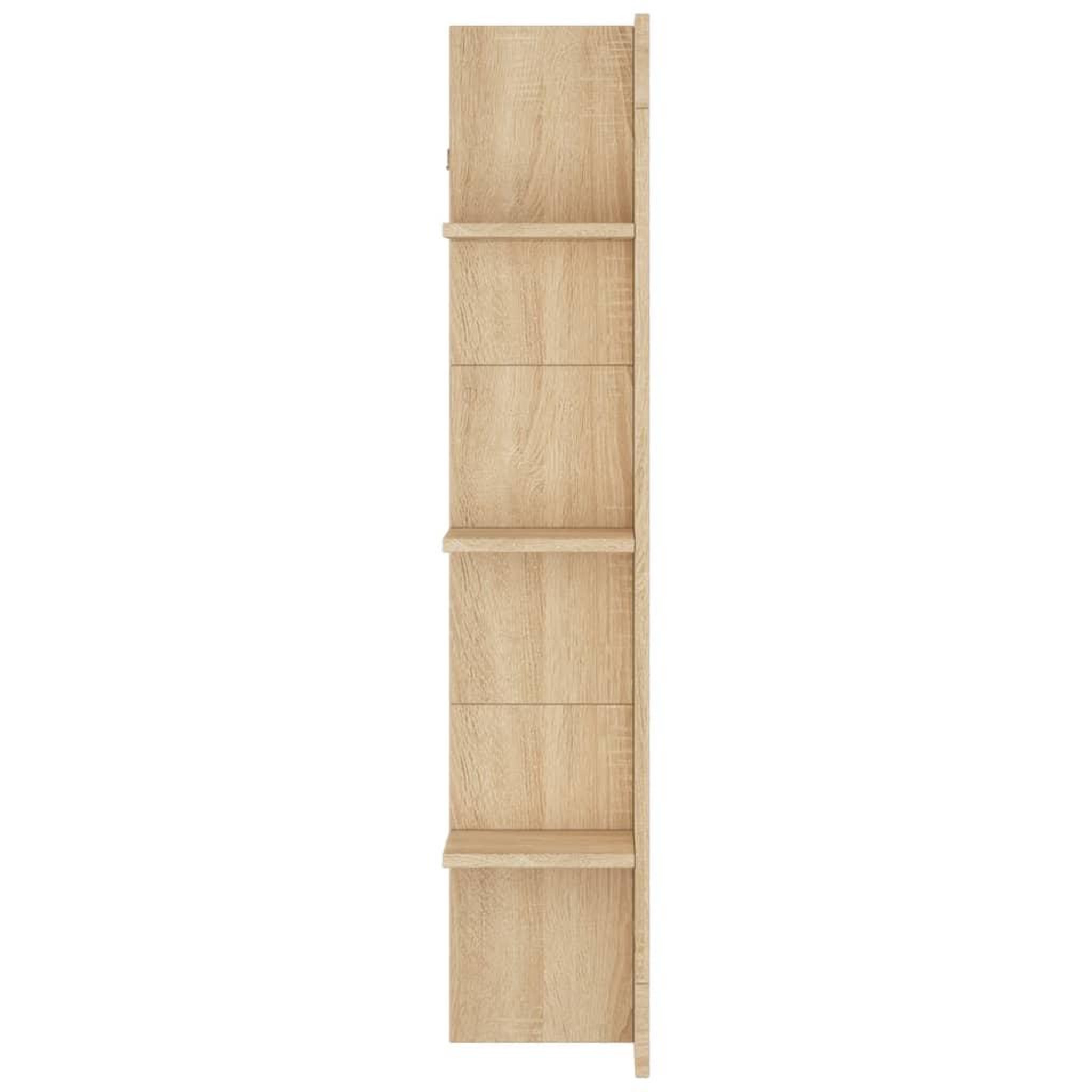Voir la diapositive 5 : VIDAXL Meuble TV chene sonoma 152x22x113 cm bois d'ingenierie