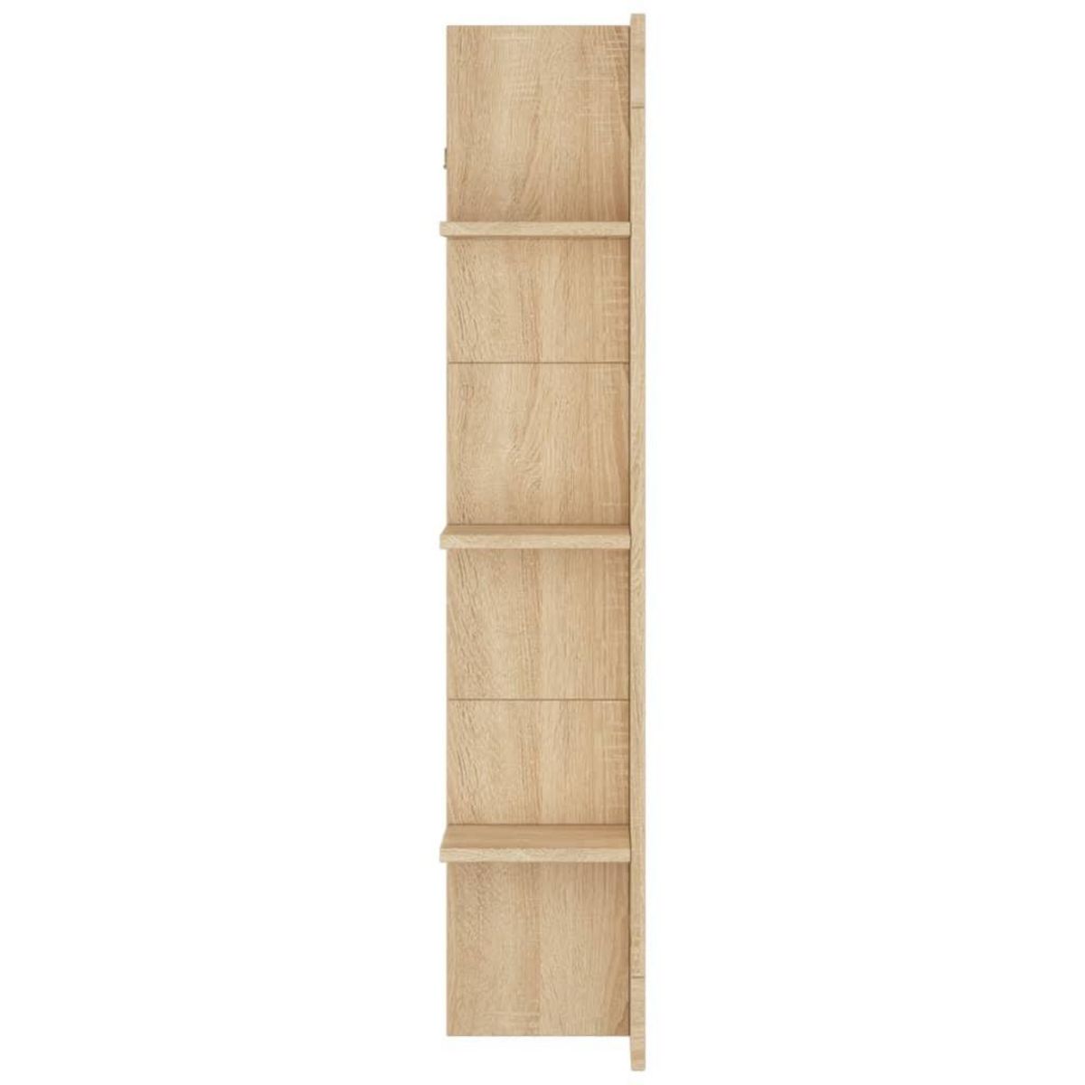 VIDAXL Meuble TV chene sonoma 152x22x113 cm bois d'ingenierie