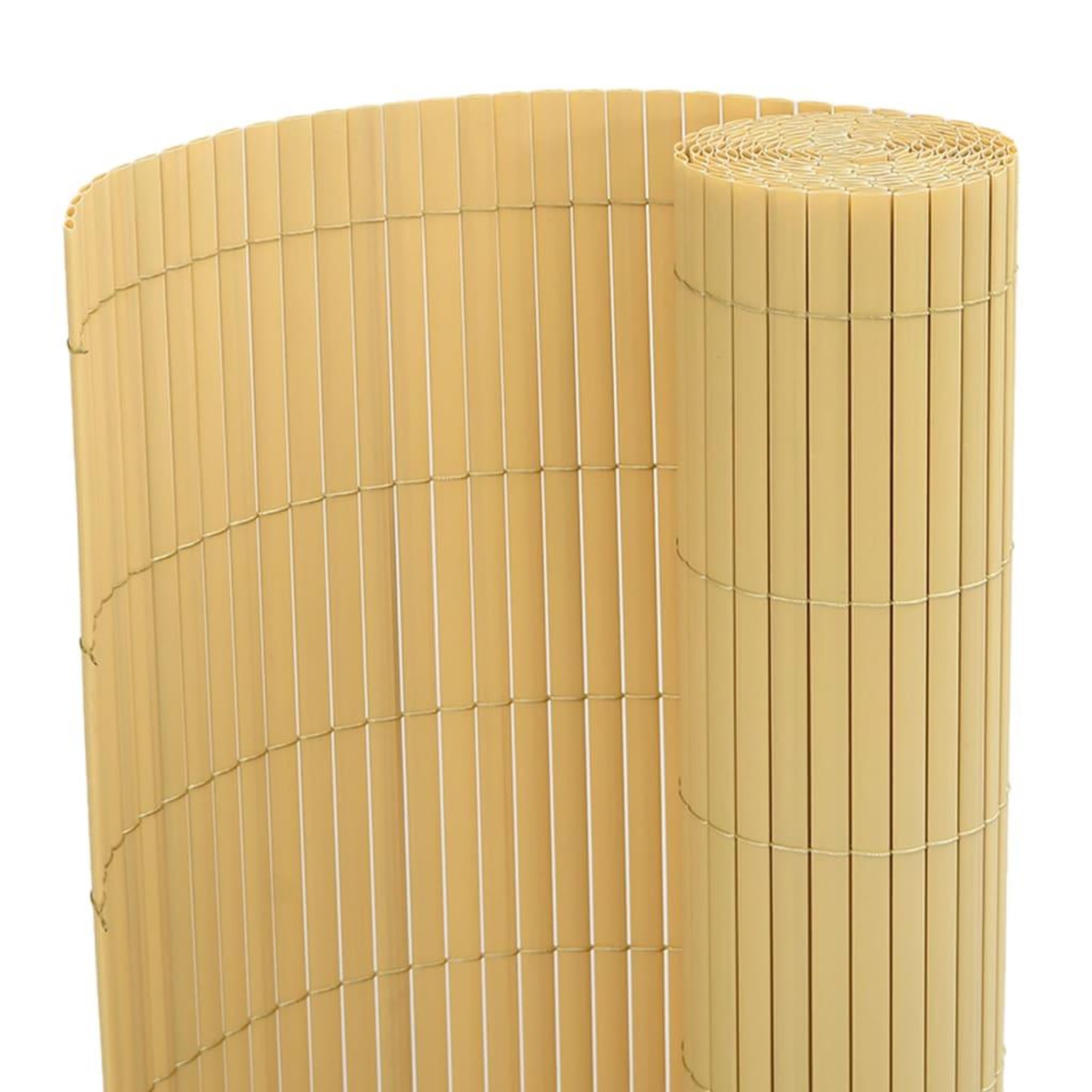 Voir la diapositive 2 : VIDAXL Cloture de jardin double face 110x400 cm Jaune