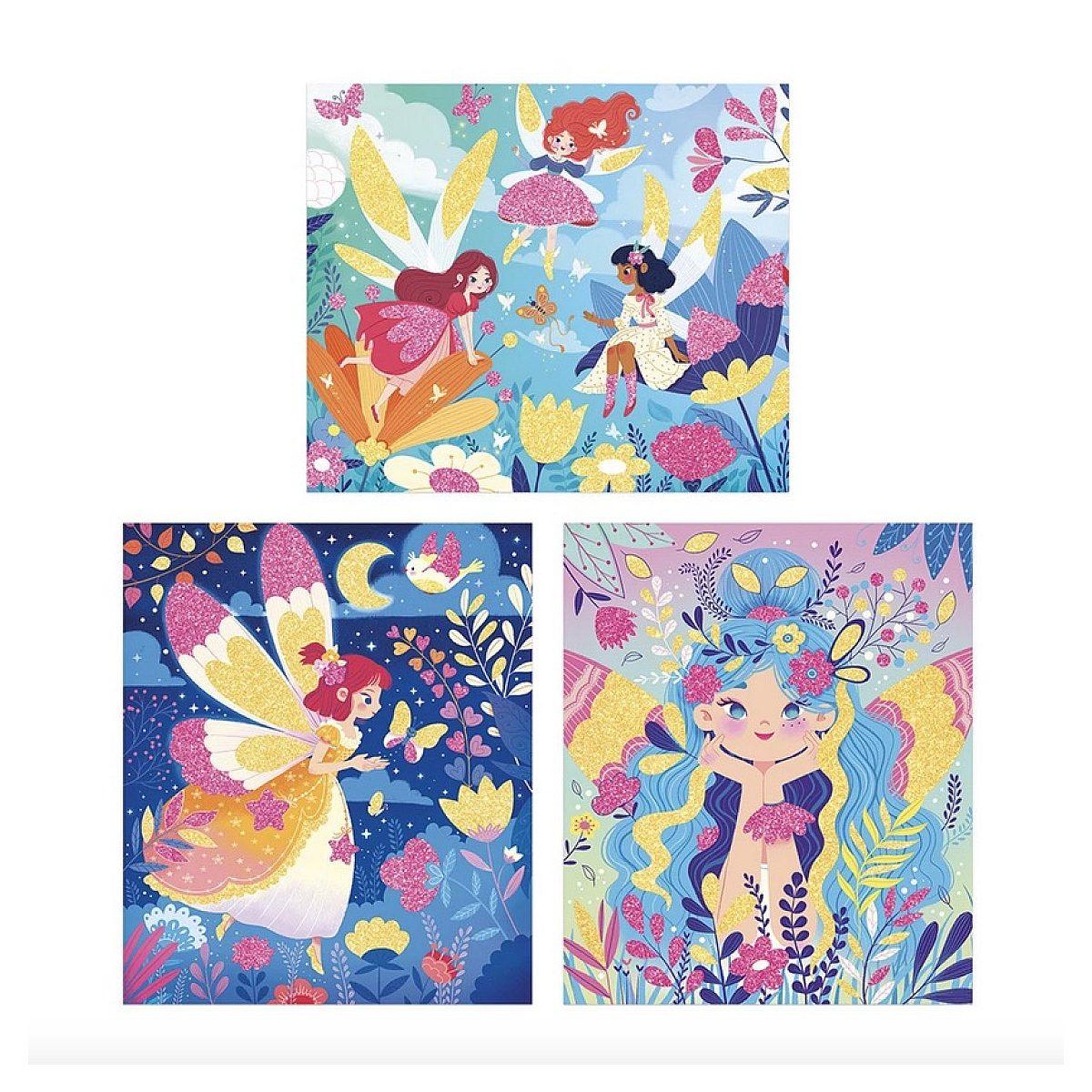 Voir la diapositive 3 : JANOD Paillettes a coller fees - kit creatif