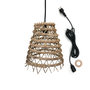 Voir la diapositive 1 : Lumisky Suspension extérieur ZAKARI OUTDOOR CABLE Beige Fibre naturelle D28CM