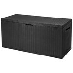 ProGarden ProGarden Boîte de rangement de jardin 312 L Gris fonce