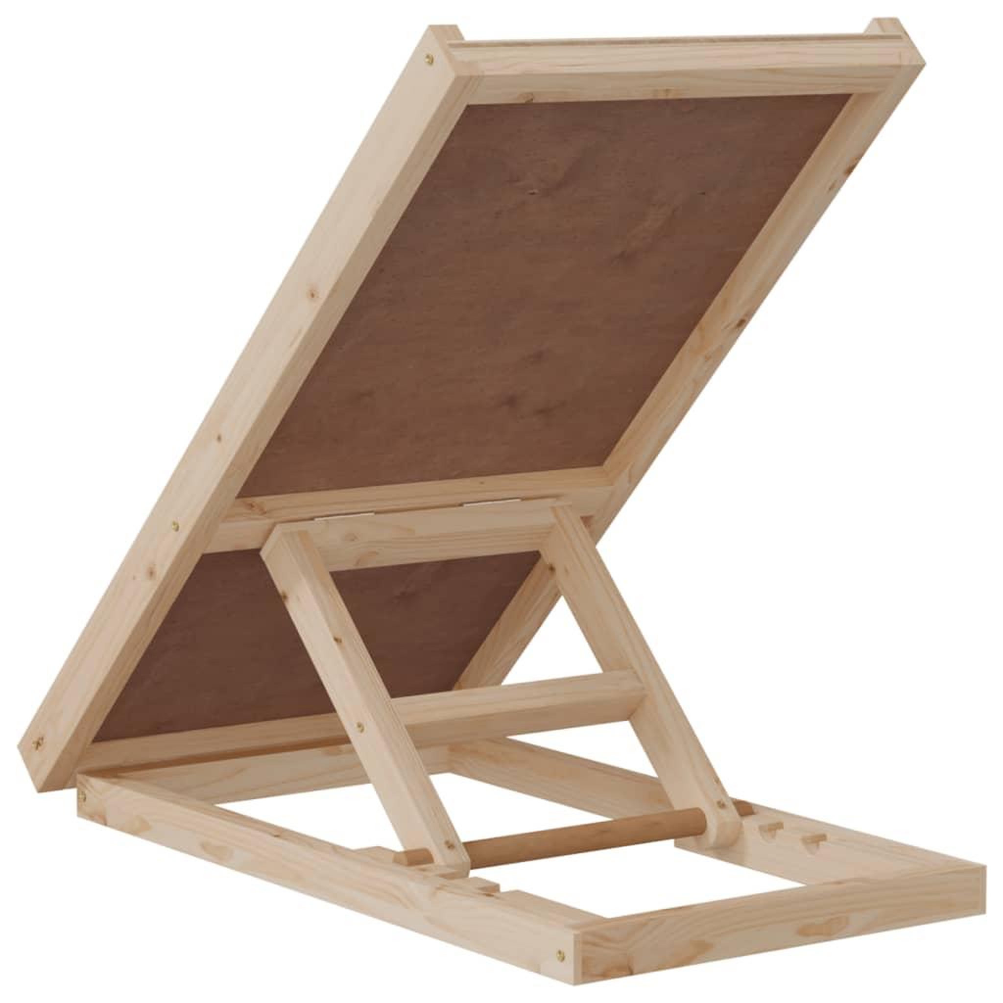 Voir la diapositive 5 : VIDAXL Rampe pour chiens gris 70x35 cm bois de sapin solide