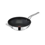 TEFAL Wok Tefal Thermo-Spot acier inoxydable 30 cm antiadhésif