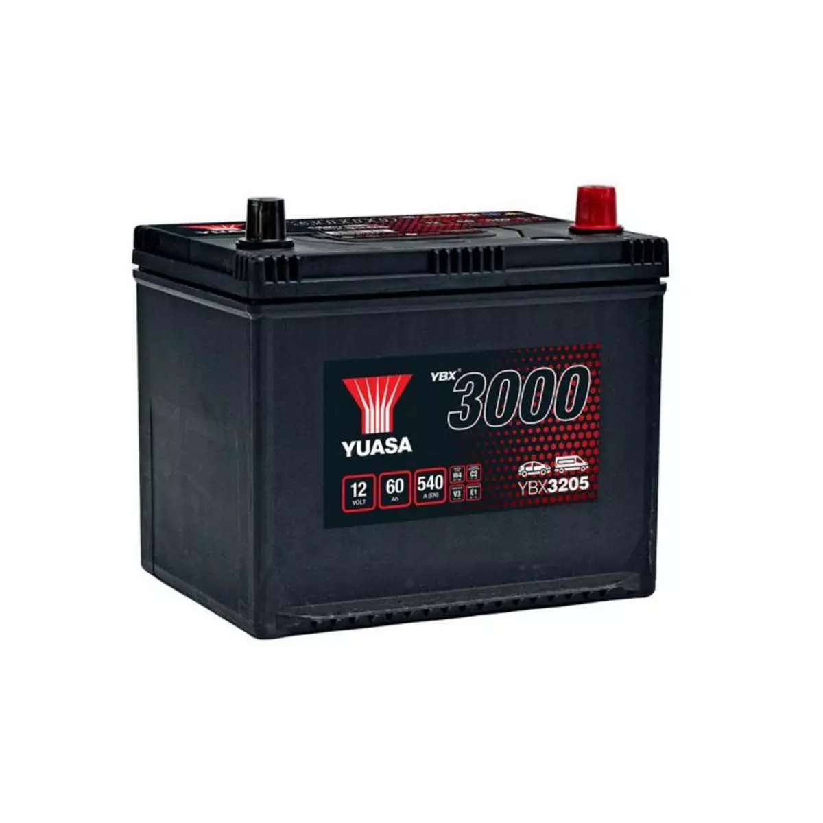 YUASA Batterie Yuasa SMF YBX3205 12V 60ah 540A D23D
