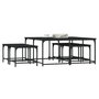 Voir la diapositive 3 : VIDAXL Tables basses gigognes 5 pcs noir bois d'ingenierie