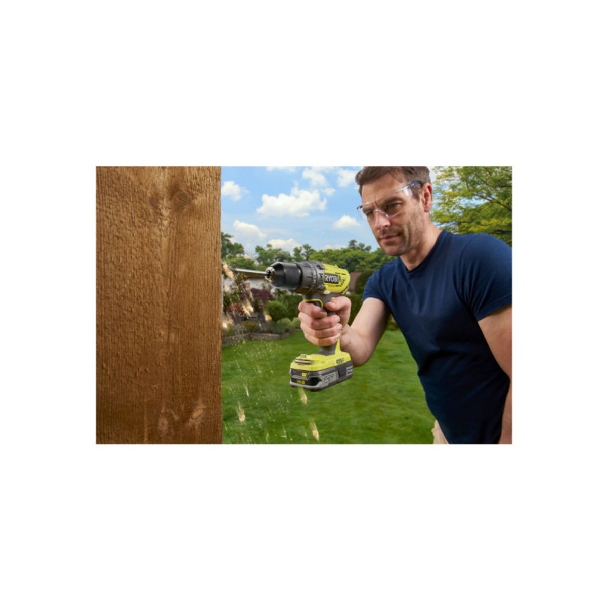 Ryobi Perceuse-visseuse à percussion RYOBI 2 vitesses 18V ONEPLUS - Batteries LithiumPlus 2x 2,0 Ah R18PD