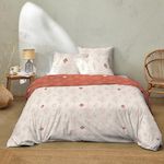Home collection Parure De Couette 3 Pcs 240x220cm 100% Coton 57 Fils Fati