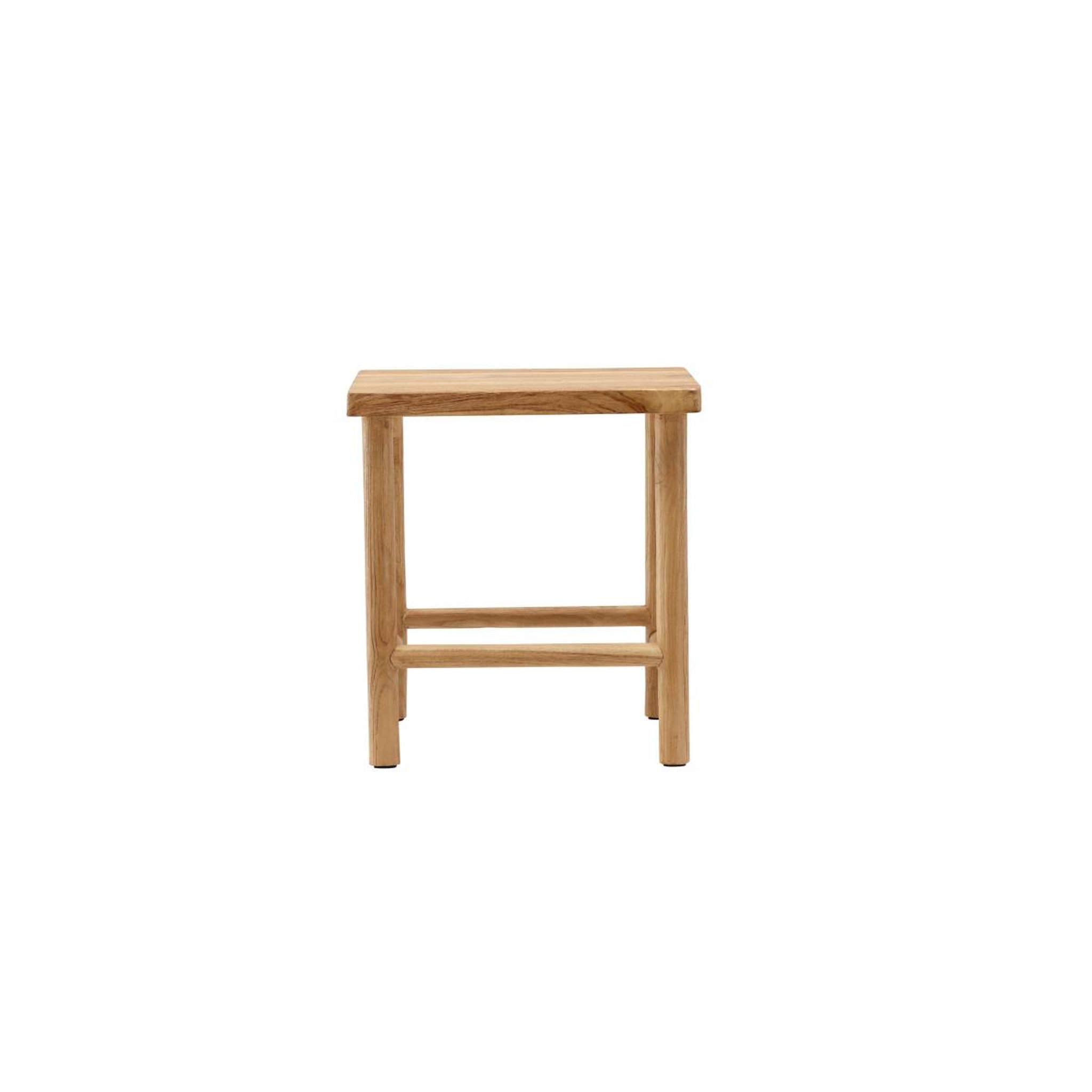 Voir la diapositive 3 : Paris Prix Tabouret en teck  noster  46cm naturel