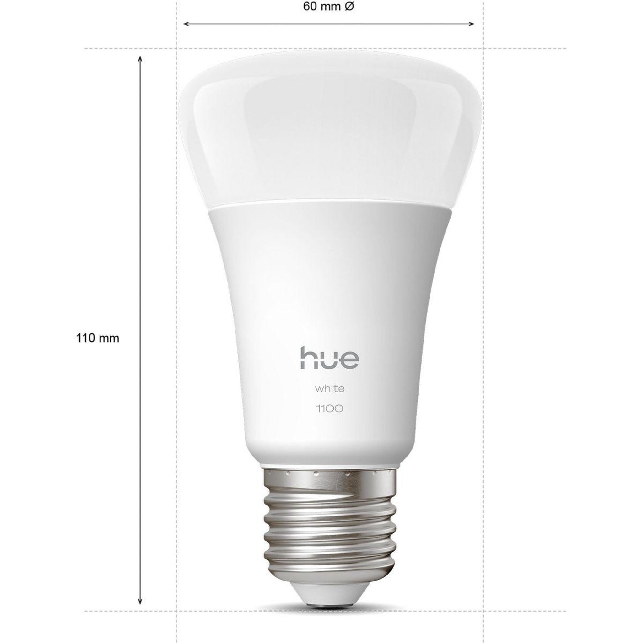 Voir la diapositive 3 : PHILIPS HUE Ampoule LED connectée E27 White 75W