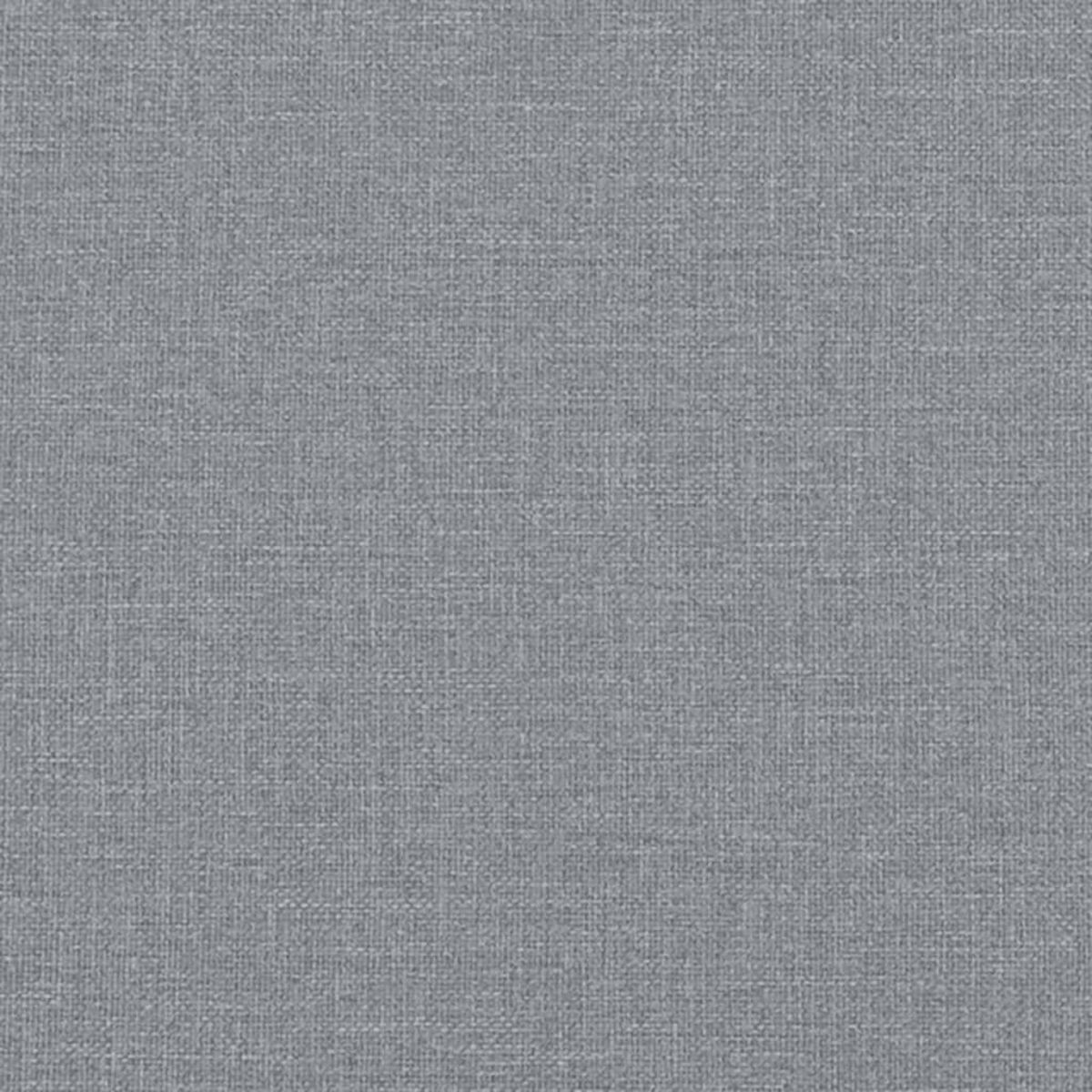 VIDAXL Ensemble de canapes 2 pcs avec coussins Gris clair Tissu