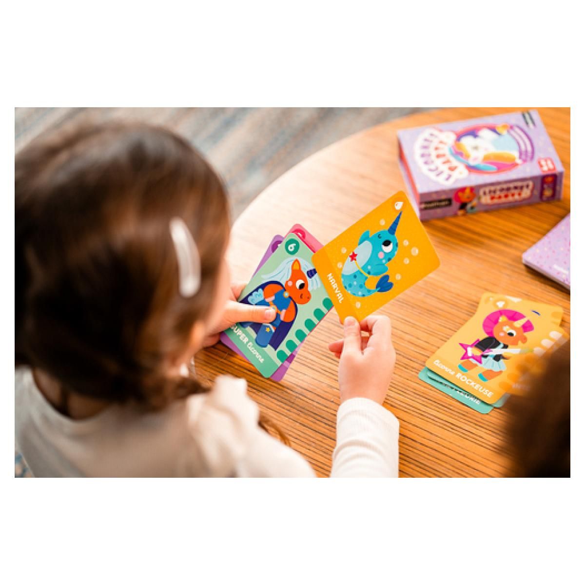 Nathan Jeu de cartes Licornes Party