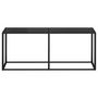Voir la diapositive 3 : VIDAXL Table console Noir 180x35x75,5 cm Verre trempe