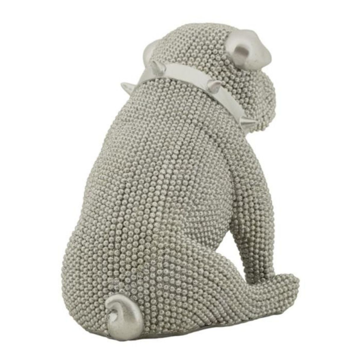 Paris Prix Statuette Déco Bulldog  Sparky  17cm Argent