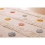 Voir la diapositive 3 : Atmosphera Kids Tapis enfant rectangle à pompons multicolores - 120 x 170 cm