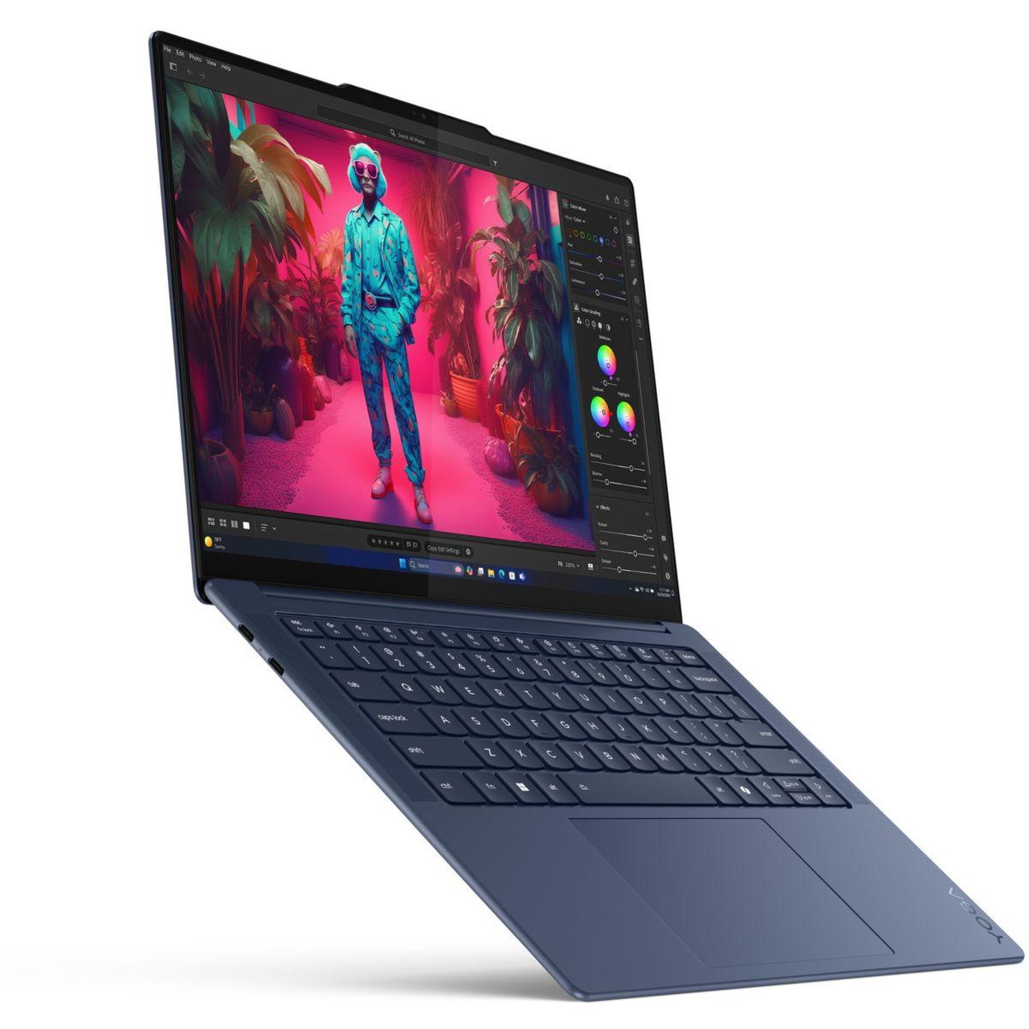 Voir la diapositive 5 : Lenovo Ordinateur portable Yoga Slim 7x 14Q8X9 OLED Copilot+PC