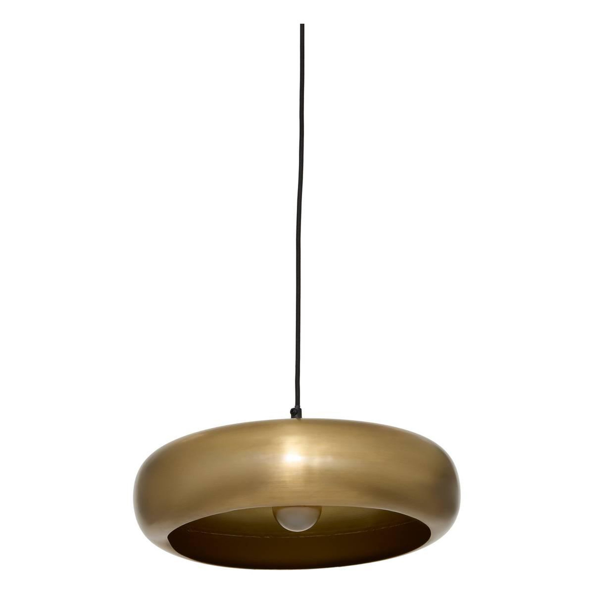 Voir la diapositive 2 : ATMOSPHERA Lampe Suspension en Métal  Gena  39cm Doré