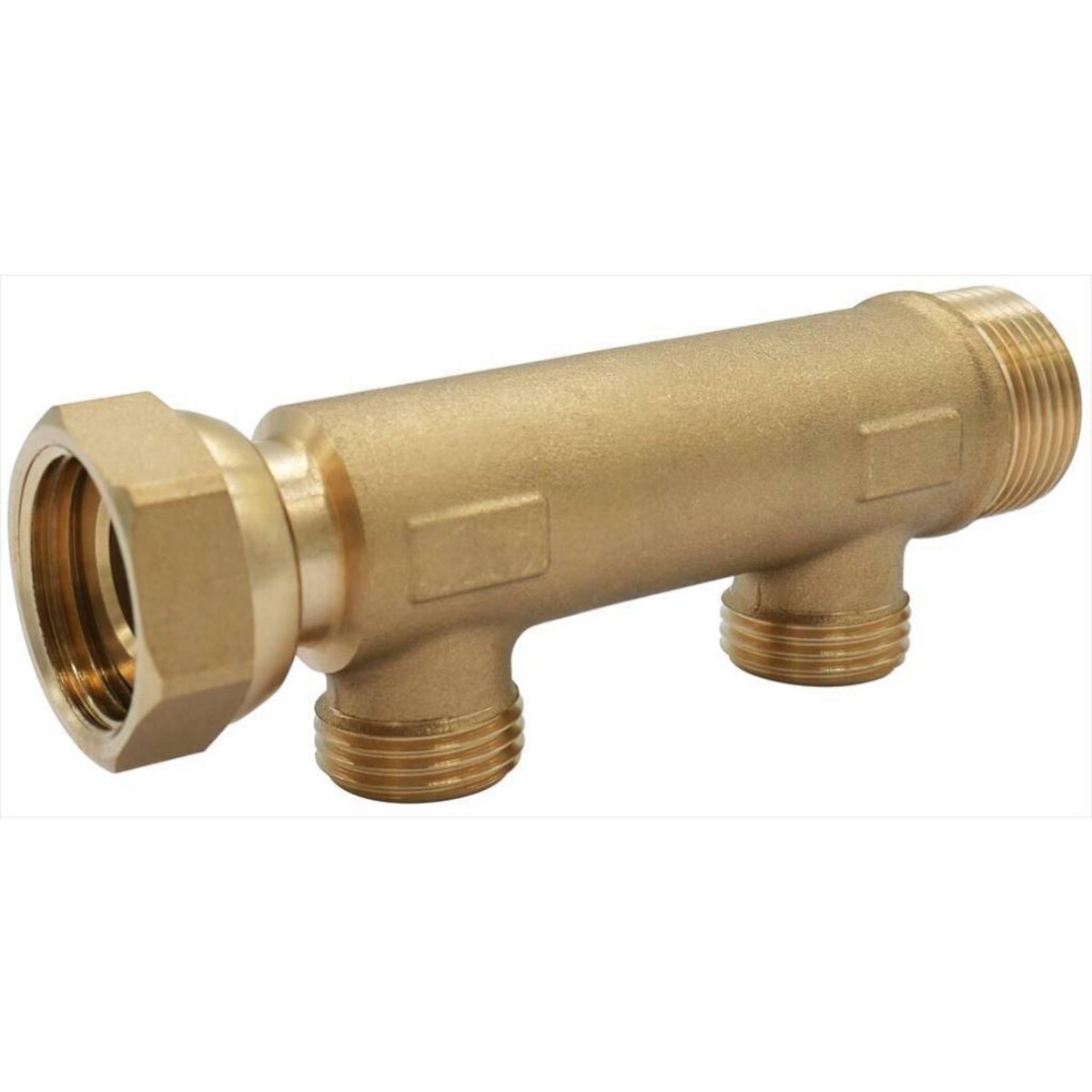 CENTRALE BRICO collecteur écrou libre 20x27 2 départs 15x21