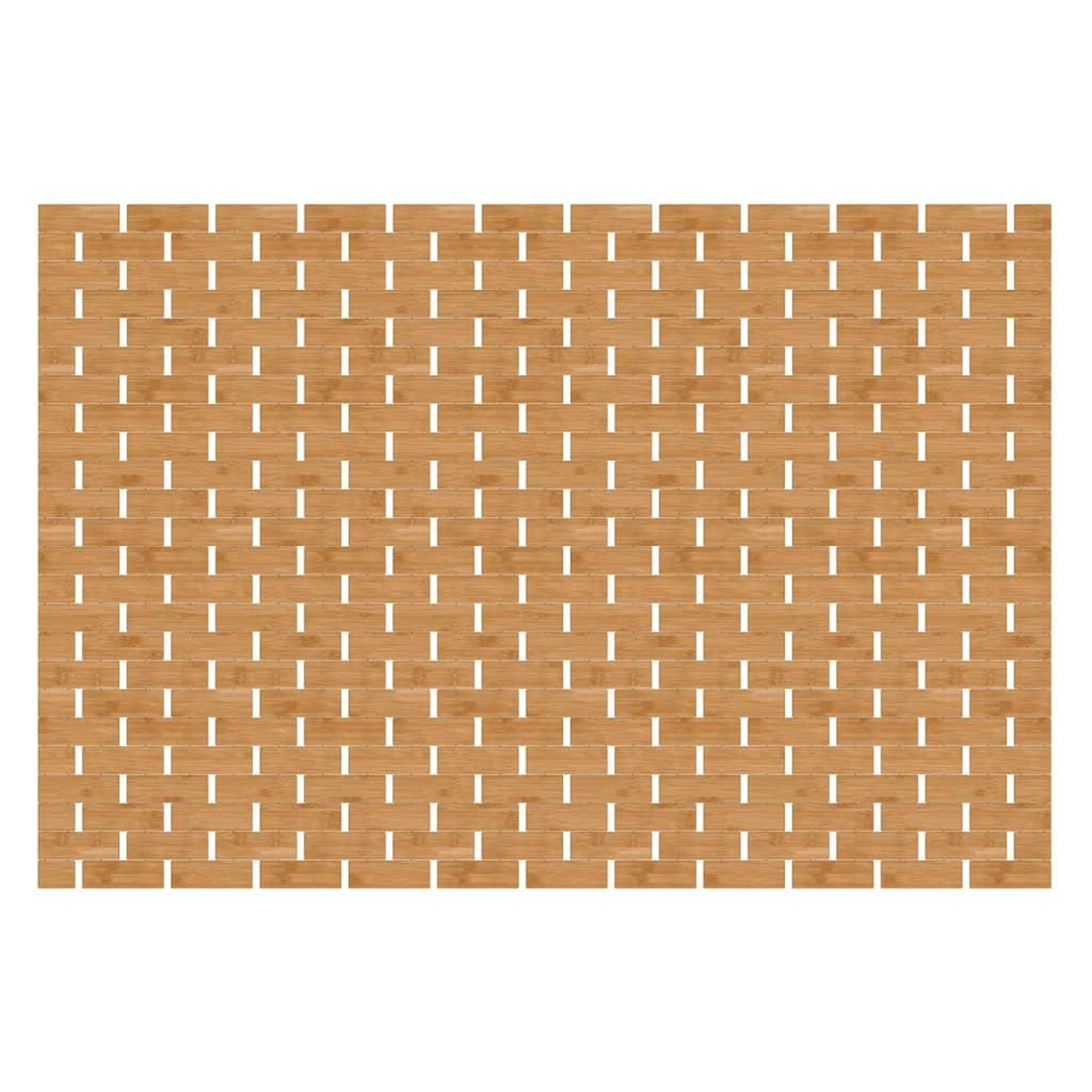 Voir la diapositive 3 : EISL EISL Tapis de salle de bain Bambou 50x70 cm