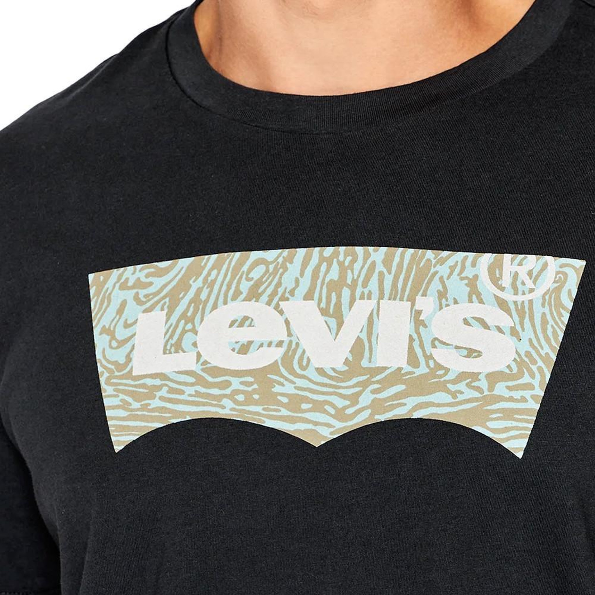 Voir la diapositive 5 : Levi's T-shirt Noir Homme Levi's Crewneck
