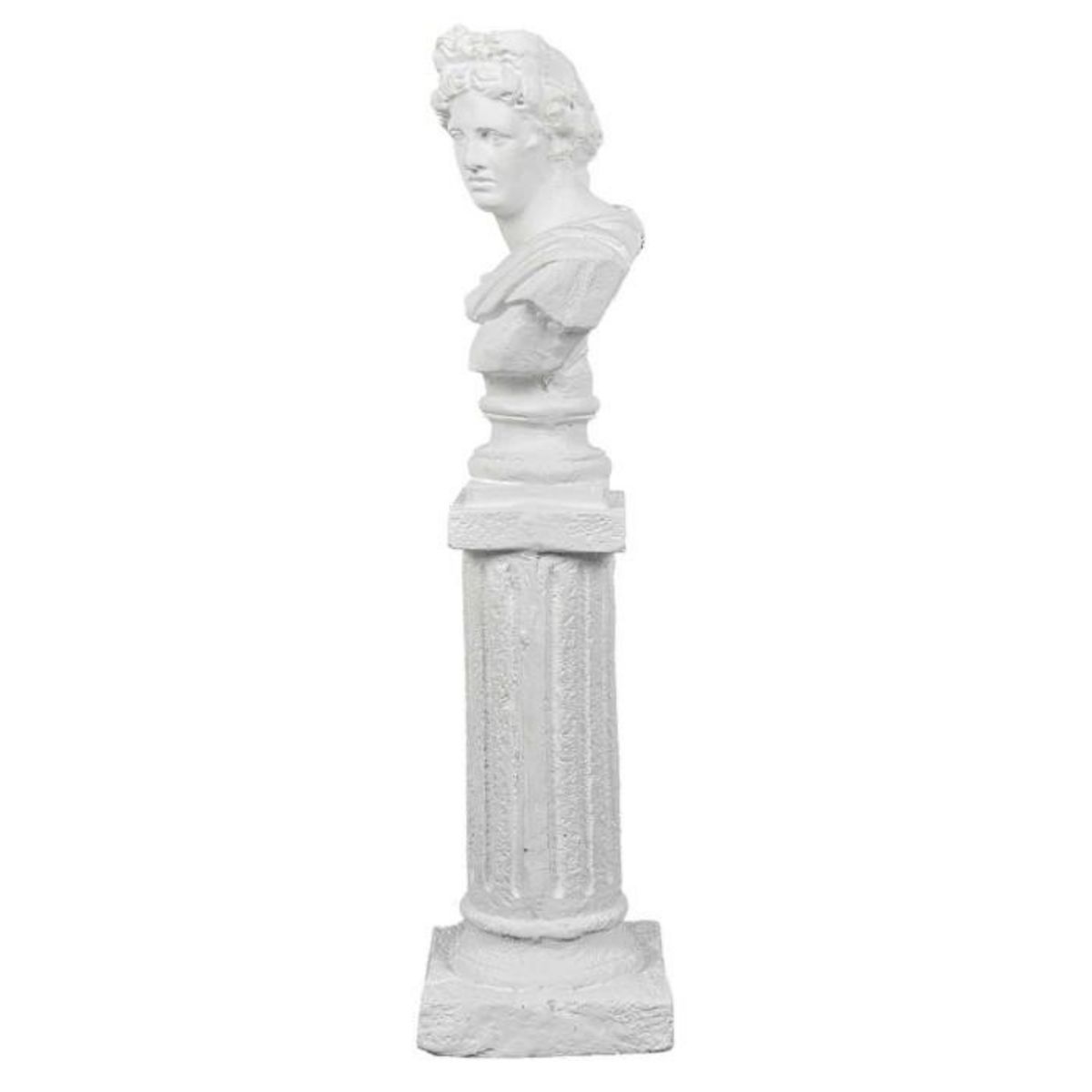 Paris Prix Statue en Magnésie  Buste  63cm Blanc