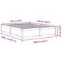 Voir la diapositive 6 : VIDAXL Cadre de lit sans matelas blanc 160x200 cm bois de pin massif