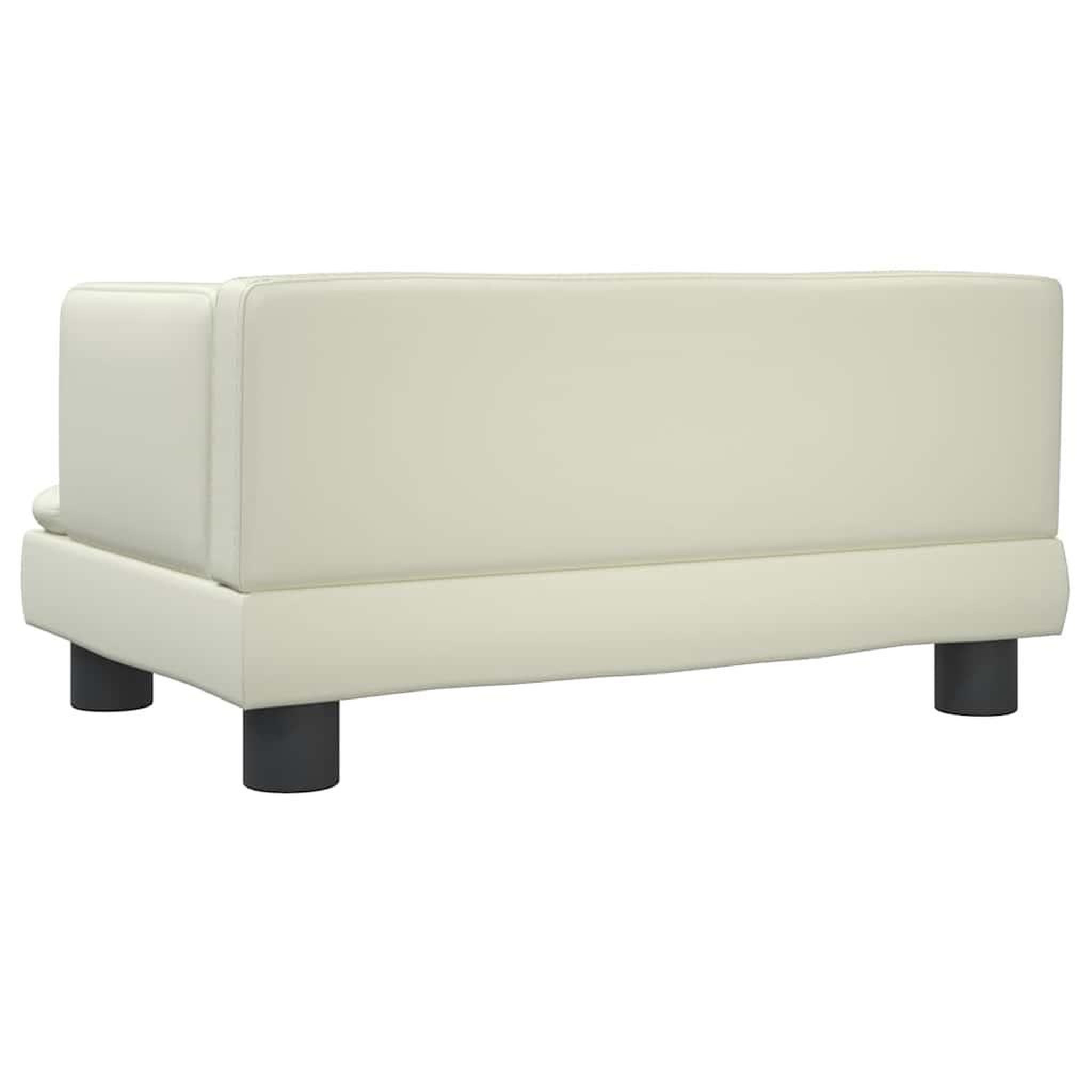 Voir la diapositive 5 : VIDAXL Lit pour chien creme 60x40x30 cm similicuir