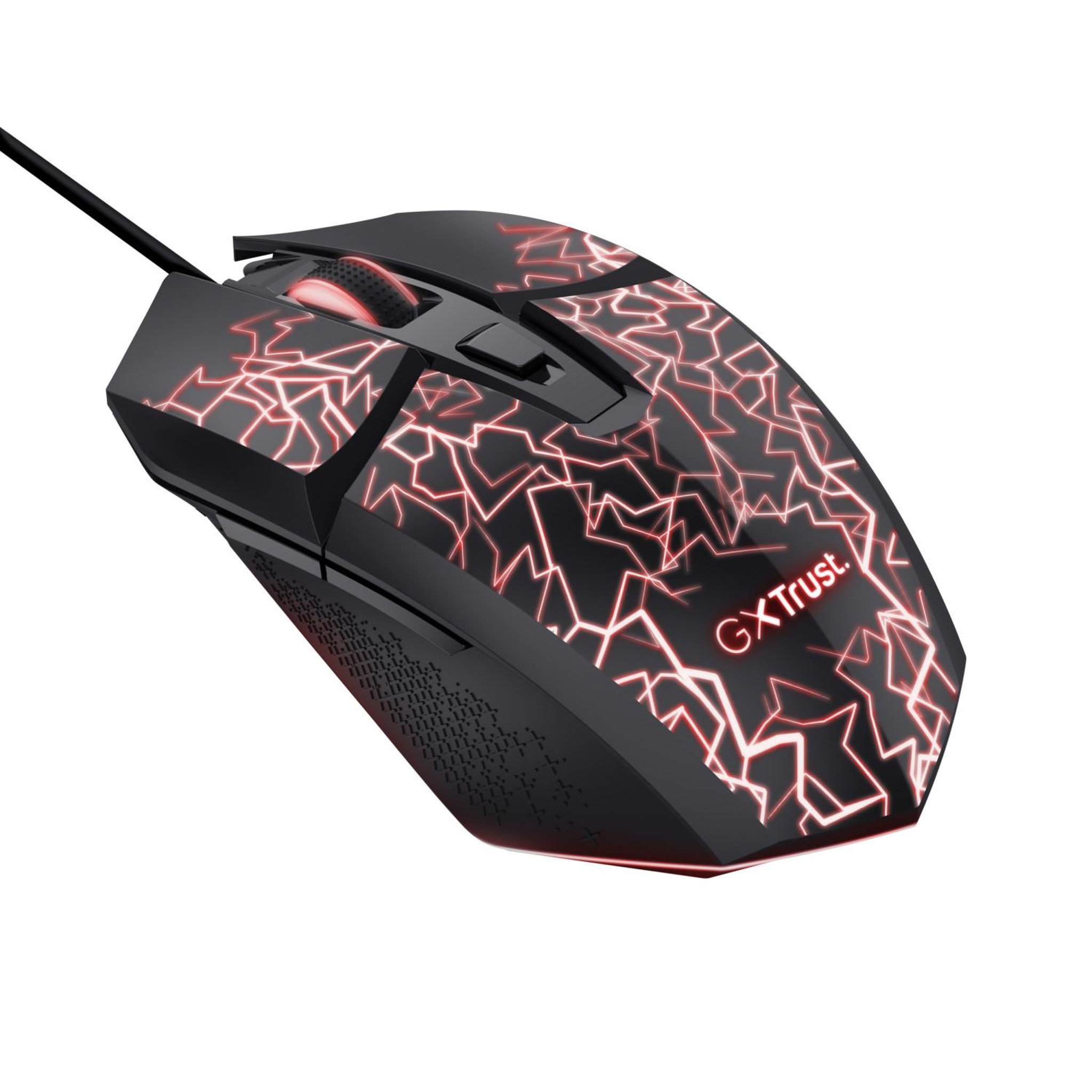 Voir la diapositive 2 : Trust Trust gxt 113 felox souris gaming droitier usb type-a optique 6400 dpi
